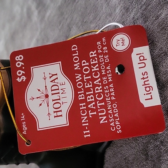 11 " Tabletop light-up Nutcracker - Picture 3 of 5